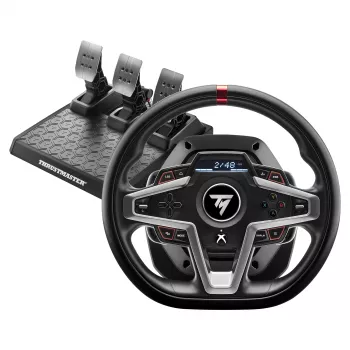 Thrustmaster T248 Black USB vairas + Pedalai Analoginis / Skaitmeninis PC, PlayStation 4, PlayStation 5