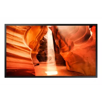 Samsung OM55N-S Skaitmeninės reklamos plokščiasis ekranas 139,7 cm (55 col.) LCD Wi-Fi 4000 cd/m² Full HD Juodas Integruotas procesorius Tizen 5.0