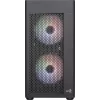Aerocool HEXFORMBKV2 Micro ATX kompiuterio korpusas 3 ventiliatoriai FRGB juodas