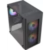 Aerocool HEXFORMBKV2 Micro ATX kompiuterio korpusas 3 ventiliatoriai FRGB juodas