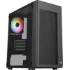Aerocool HEXFORMBKV2 Micro ATX kompiuterio korpusas 3 ventiliatoriai FRGB juodas
