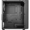 Aerocool HEXFORMBKV2 Micro ATX kompiuterio korpusas 3 ventiliatoriai FRGB juodas