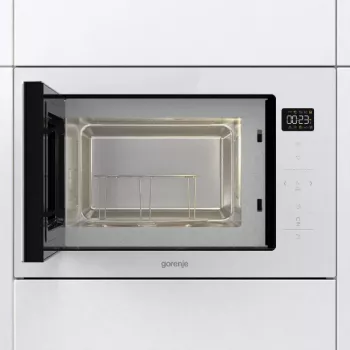 Gorenje BM251SG2WG balta įmontuojama mikrobangų krosnelė su griliu 25 L 900 W