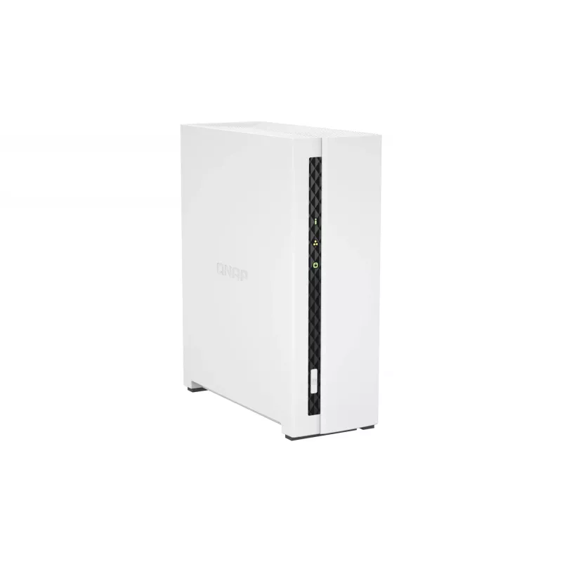 QNAP TS-133 NAS / saugojimo serveris bokštinis Cortex-A55 2 GB DDR4 0 TB QNAP Turbo System Baltas