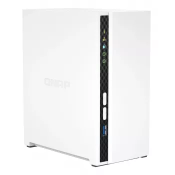 QNAP TS-233 NAS / saugojimo serveris bokštas ARM Cortex-A55 2 GB 0 TB QNAP QTS Baltas