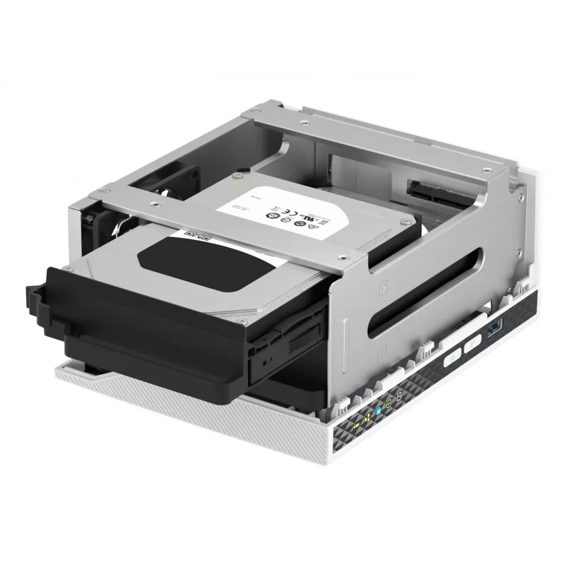 QNAP TS-233 NAS / saugojimo serveris bokštas ARM Cortex-A55 2 GB 0 TB QNAP QTS Baltas