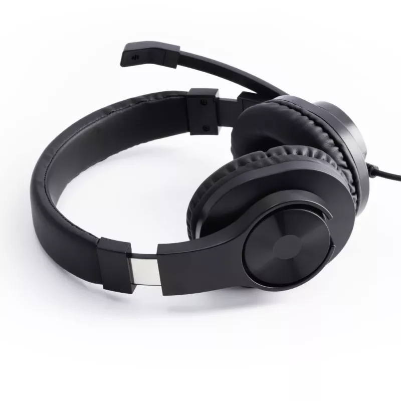 Hama HS-P350 ausinės laidinės žaidimams ant galvos juodos