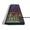 Gaming klaviatūra GENESIS Rhod 300 RGB USB QWERTY juoda