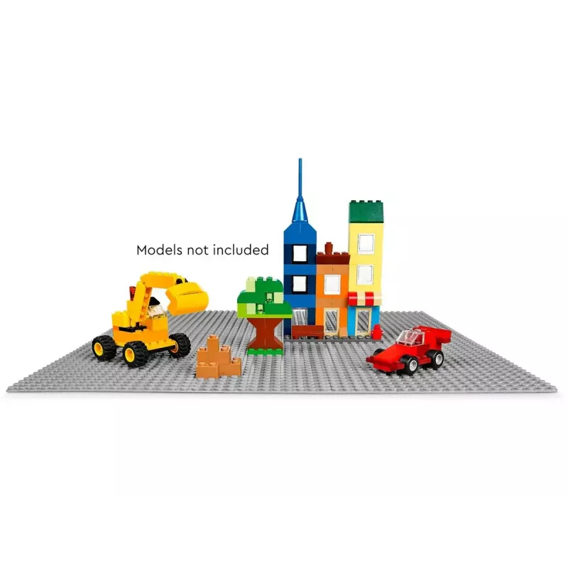 LEGO Classic pilka statybinė plokštė 48×48 smeigių 11024 (380 × 380 mm)
