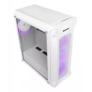 GENESIS Irid 505 ARGB Midi Tower Baltas