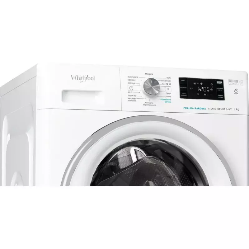 Whirlpool FFB 9258 SV PL priekinės apkrovos skalbimo mašina 9 kg 1200 aps./min balta