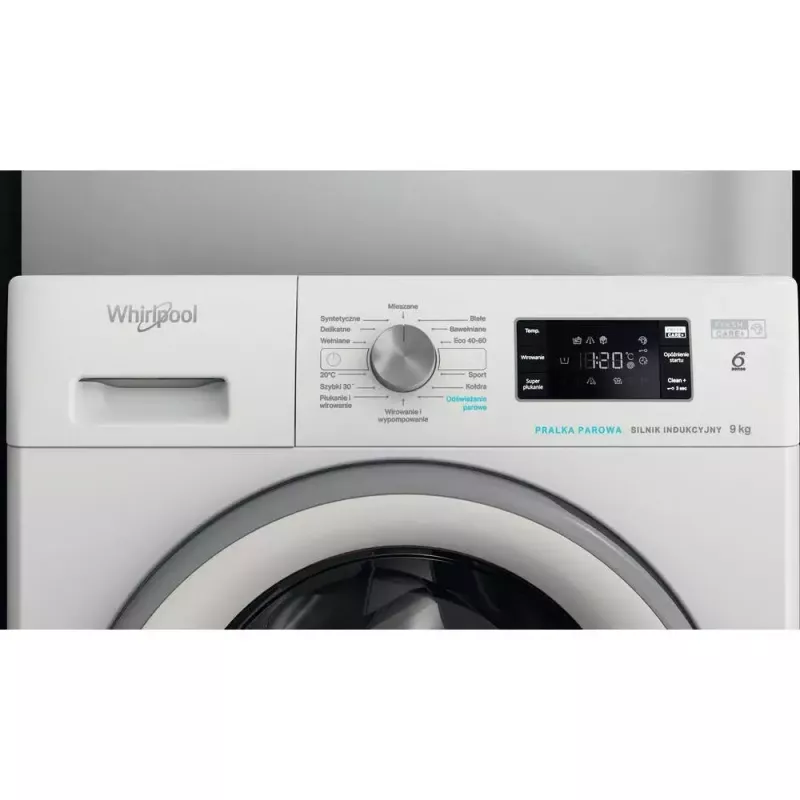 Whirlpool FFB 9258 SV PL priekinės apkrovos skalbimo mašina 9 kg 1200 aps./min balta
