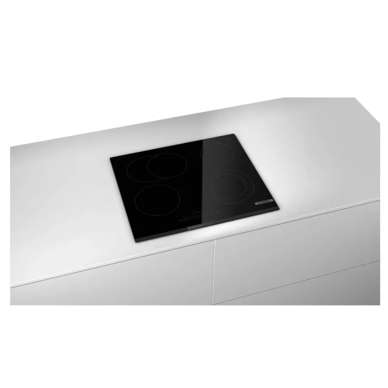 Bosch Serie 6 PKN631FP2E juoda įmontuojama keraminė kaitlentė 4 zonos