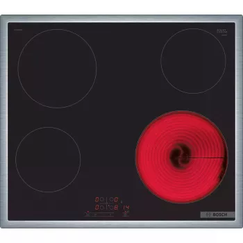 Bosch Serie 4 PKE645BB2E kaitlentė Juoda Įmontuojama 60 cm Keraminė kaitlentė 4 zonos