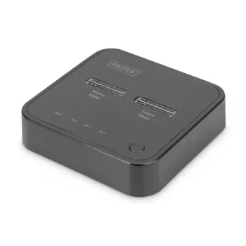 Digitus Dual M.2 NVMe SSD Dock su USB-C ir neprisijungus klonavimo funkcija