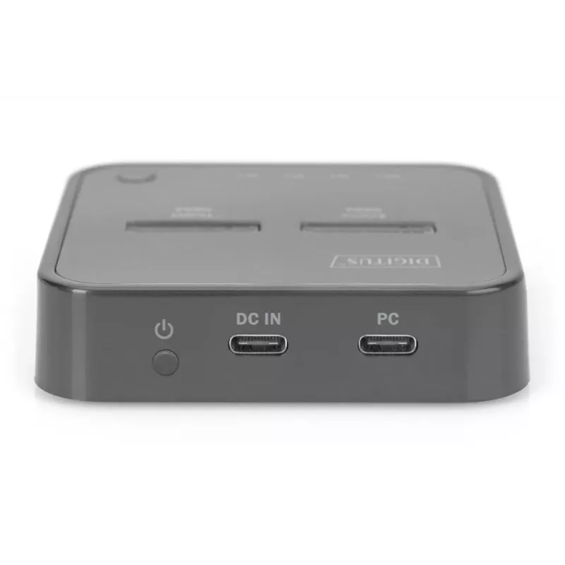 Digitus Dual M.2 NVMe SSD Dock su USB-C ir neprisijungus klonavimo funkcija