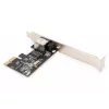 Digitus DN-10130-1 Gigabit Ethernet PCI Express tinklo plokštė, 1000 Mbit/s, juoda
