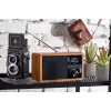 Nešiojamas radijas Adler AD 1184 su DAB+/FM/AM skaitmeniniu imtuvu, Bluetooth 5.0, 15W, SD/USB, žadintuvu, juoda/medis