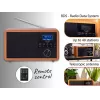 Nešiojamas radijas Adler AD 1184 su DAB+/FM/AM skaitmeniniu imtuvu, Bluetooth 5.0, 15W, SD/USB, žadintuvu, juoda/medis