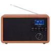Nešiojamas radijas Adler AD 1184 su DAB+/FM/AM skaitmeniniu imtuvu, Bluetooth 5.0, 15W, SD/USB, žadintuvu, juoda/medis