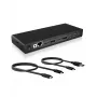 ICY BOX IB-DK2245AC belaidė stotelė USB 3.2 Gen 1 (3.1 Gen 1) Type-C juoda