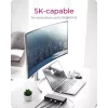 ICY BOX IB-DK2245AC belaidė stotelė USB 3.2 Gen 1 (3.1 Gen 1) Type-C juoda