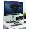 ICY BOX IB-DK2245AC belaidė stotelė USB 3.2 Gen 1 (3.1 Gen 1) Type-C juoda
