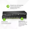 Zyxel GS1915-8 valdomas L2 gigabitinis eterneto (10/100/1000) jungiklis, juodas