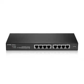 Zyxel GS1915-8 valdomas L2 gigabitinis eterneto (10/100/1000) jungiklis, juodas