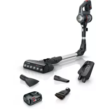 Bosch BBS712A belaidis dulkių siurblys 2-in-1 šluota, baterija, sausas valymas, Higienos filtras, be maišelio, 0.3 l, grafitas