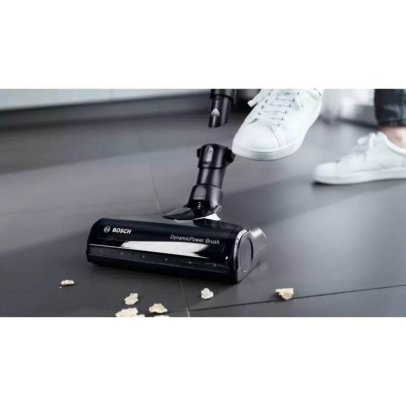 Bosch BBS712A belaidis dulkių siurblys 2-in-1 šluota, baterija, sausas valymas, Higienos filtras, be maišelio, 0.3 l, grafitas