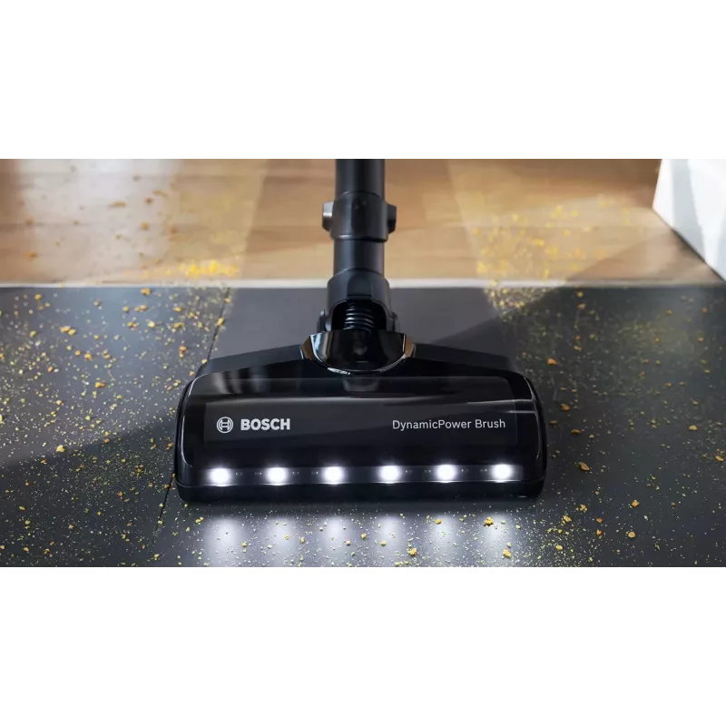 Bosch BBS712A belaidis dulkių siurblys 2-in-1 šluota, baterija, sausas valymas, Higienos filtras, be maišelio, 0.3 l, grafitas