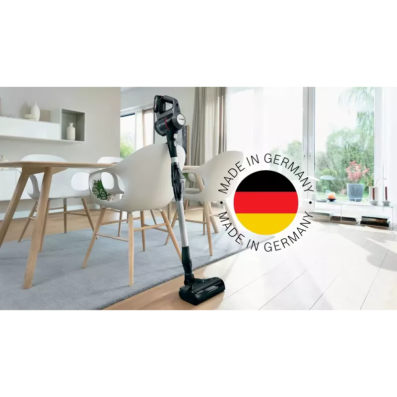 Bosch BBS712A belaidis dulkių siurblys 2-in-1 šluota, baterija, sausas valymas, Higienos filtras, be maišelio, 0.3 l, grafitas