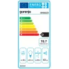 Įmontuojamas gartraukis Gorenje BHI681EB – 534 mm plotis, 370 m³/h, aliumininis riebalų filtras, 67 dB, juodas