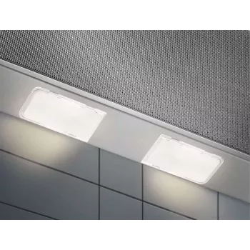 Pusiau įmontuojamas ištraukiamas gartraukis Electrolux LFP226S, 598 mm, 330 m³/h, aliumininis riebalų filtras, 3 greičiai