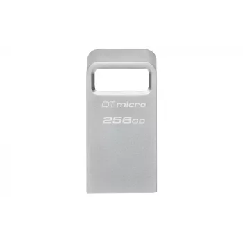 “Kingston” DataTraveler Micro 256 GB USB 3.2 Gen 1 metalinis USB atmintukas (200 MB/s)