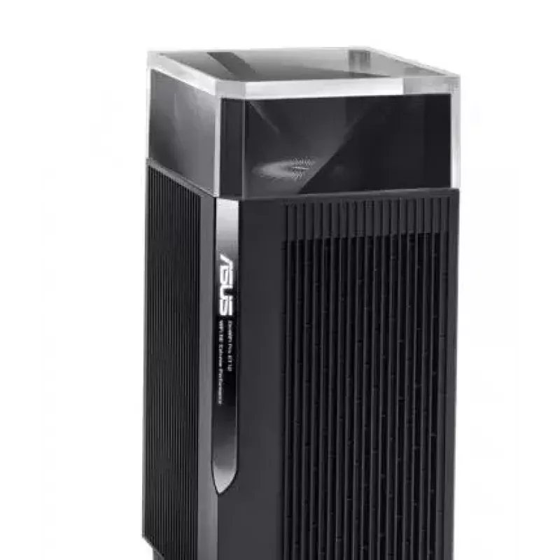 ASUS ZenWiFi Pro ET12 triju juostų (2,4 GHz / 5 GHz / 6 GHz) Wi-Fi 6E (802.11ax) juodas 3 vidinės antenos
