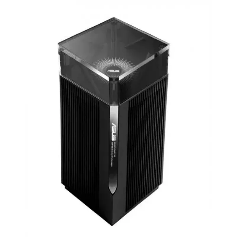 ASUS ZenWiFi Pro ET12 triju juostų (2,4 GHz / 5 GHz / 6 GHz) Wi-Fi 6E (802.11ax) juodas 3 vidinės antenos