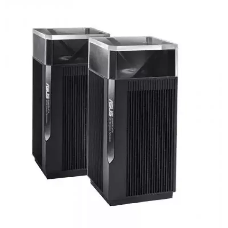 ASUS ZenWiFi Pro ET12 triju juostų (2,4 GHz / 5 GHz / 6 GHz) Wi-Fi 6E (802.11ax) juodas 3 vidinės antenos