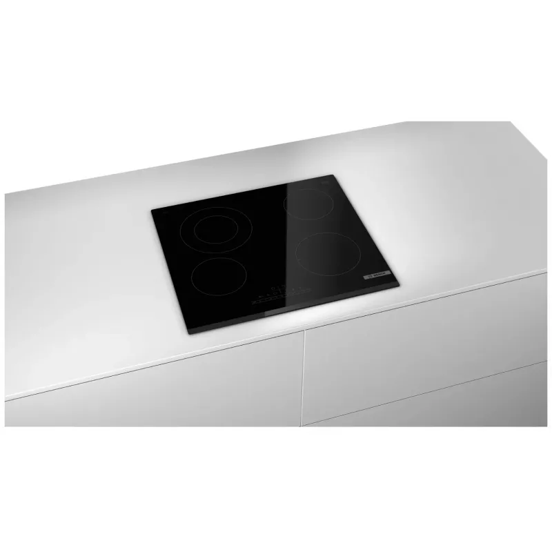 Bosch PKF631FP3E kaitlentė juoda įmontuojama 60 cm keraminė 4 zonos