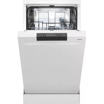 Laisvai pastatoma indaplovė Gorenje GS520E15W — 9 komplektų, 47 dB, 448×600×845 mm, 9 l/ciklas