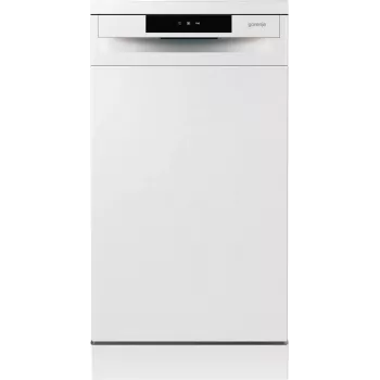 Laisvai pastatoma indaplovė Gorenje GS520E15W — 9 komplektų, 47 dB, 448×600×845 mm, 9 l/ciklas