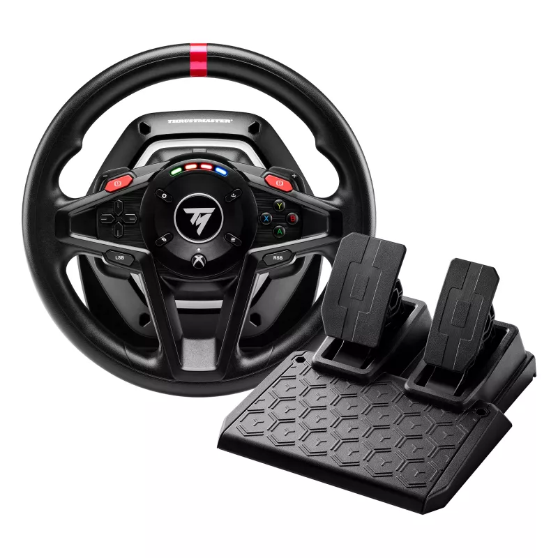 Thrustmaster T128 Black USB vairas su pedalais T2PM, PC / Xbox