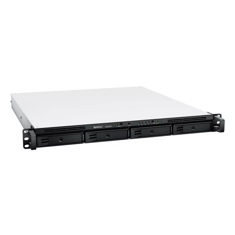 Synology RackStation RS822RP+ 1U 4 kamerų NAS serveris be diskų su pertekliniu maitinimu