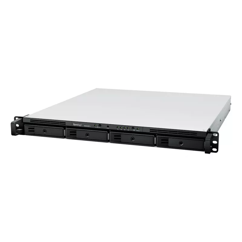 Synology RackStation RS822RP+ 1U 4 kamerų NAS serveris be diskų su pertekliniu maitinimu