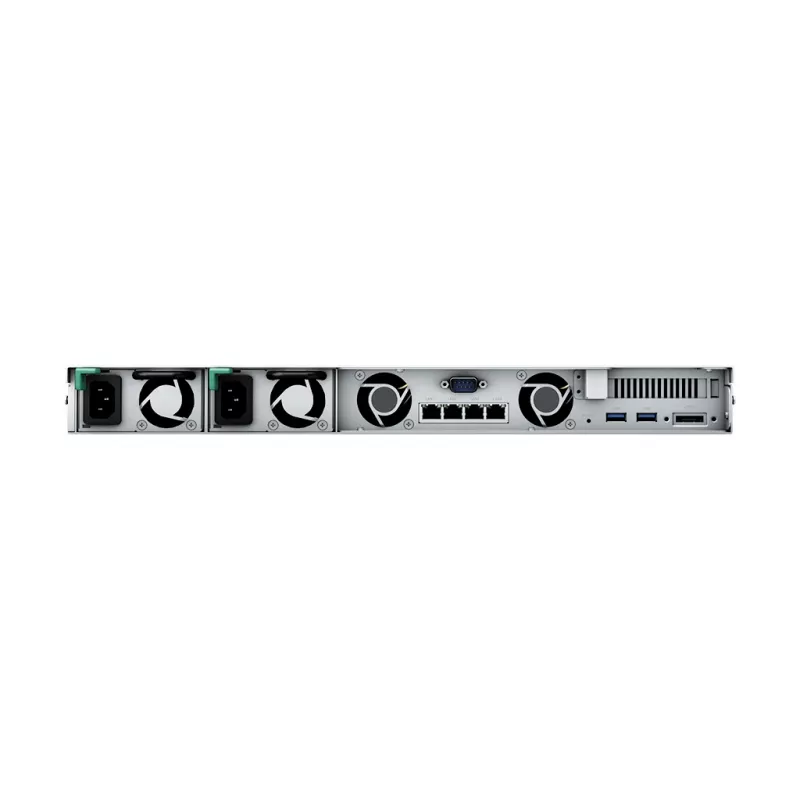 Synology RackStation RS822RP+ 1U 4 kamerų NAS serveris be diskų su pertekliniu maitinimu