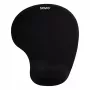 Pelės kilimėlis SAVIO MP-01B su gelio riešo atrama, 3 mm storis, 230×190 mm, juodas