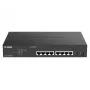 D-Link DGS-1100-10MPV2 valdomas L2 Gigabit Ethernet komutatorius su PoE, 1U, juodas