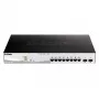 D-Link DGS-1210-52MP valdomas L2 Gigabit Ethernet (10/100/1000) Power over Ethernet (PoE) jungiklis, juodas/pilkas