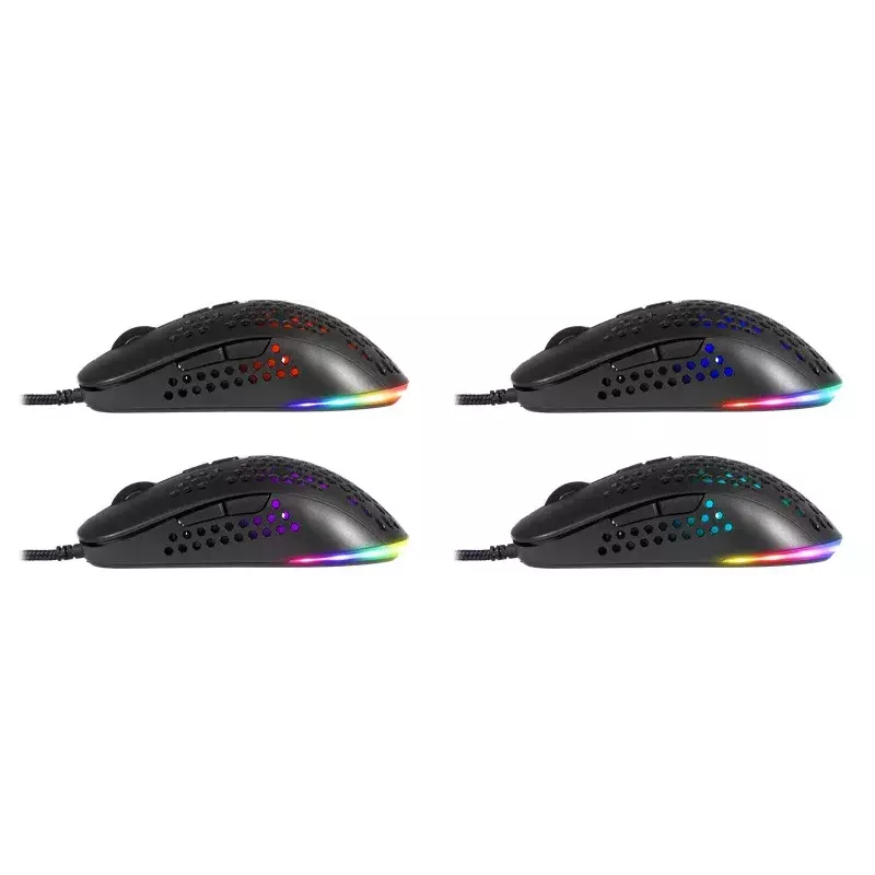 Žaidimų pelė DEFENDER SHEPARD GM-620L – optinė, dešinei rankai, iki 12800 DPI, 7 mygtukai, USB Type-A, juoda, 1,7 m laidas